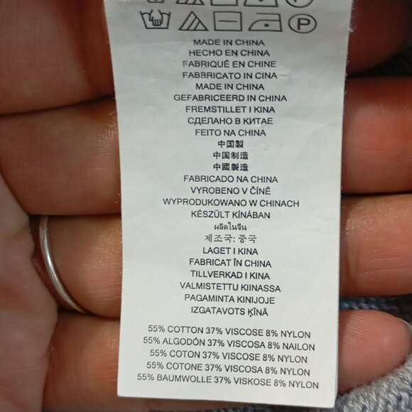 Michael Kors Sweater Womens Gray Long Sleeve Knit With Side Zipper Accents - Picture 6 of 13